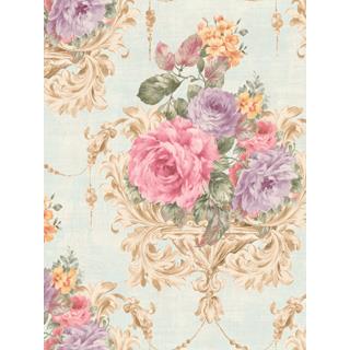 Seabrook Designs NF50002 Nefeli Acrylic Coated Traditional/Classic Wallpaper